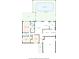 Floor plan showing 3 bedrooms, 3 baths, pool, and screened porch at 1212 Markley Dr, Largo, FL 33770