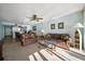 Spacious living room with access to dining area at 15462 Gulf Blvd # 603, Madeira Beach, FL 33708