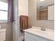 Clean bathroom with updated vanity and shower at 2237 Spanish Vistas Dr, Dunedin, FL 34698