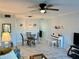 Living room with tile floors and light walls at 2311 Brisbane St # 65, Clearwater, FL 33763