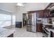 Kitchen with stainless steel appliances and ample cabinet space at 23523 Shining Star Dr, Land O Lakes, FL 34639