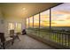 Enjoy breathtaking sunsets from this condo's private balcony with seating and views of the ocean at 2825 Terra Ceia Bay Blvd # 1504, Palmetto, FL 34221