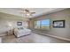 Spacious bedroom boasts ample light, neutral tones and scenic views from the large window at 2825 Terra Ceia Bay Blvd # 1504, Palmetto, FL 34221
