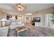 Comfortable living area with tile floors, ceiling fan, and an open layout at 2825 Terra Ceia Bay Blvd # 1504, Palmetto, FL 34221