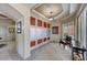 Well-lit condo lobby featuring mailboxes, a chair, and elegant decor at 2825 Terra Ceia Bay Blvd # 1504, Palmetto, FL 34221