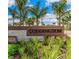 Coddington community entrance sign with landscaping at 312 158Th E St, Bradenton, FL 34212