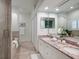 Spa-like bathroom with double vanity and large mirror at 351 46Th N Ave, St Petersburg, FL 33703