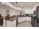 Modern kitchen with stainless steel appliances and island at 351 46Th N Ave, St Petersburg, FL 33703