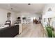 Open concept living and dining area with hardwood floors at 351 46Th N Ave, St Petersburg, FL 33703