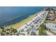 Aerial view of waterfront community with beach access at 4329 Marine Parkway, New Port Richey, FL 34652