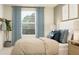 Serene bedroom featuring a neutral color palette and ample natural light at 5190 Meyer Bessie St, Zephyrhills, FL 33541