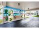 Scenic driveway with a beautiful mural of a beachside paradise at 5880 38Th N Ave # 204, St Petersburg, FL 33710