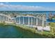 Aerial view of a condo building near the water at 5915 Sea Ranch Dr # 308W, Hudson, FL 34667