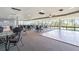 Large community room with hardwood floors and water views at 5915 Sea Ranch Dr # 308W, Hudson, FL 34667
