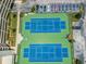 Two tennis courts at a condo complex at 5915 Sea Ranch Dr # 308W, Hudson, FL 34667