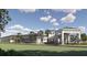 Modern community building with covered entry at 12730 Crystal Jade Way, Parrish, FL 34219