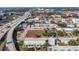 Aerial perspective of townhouses situated near a highway, offering convenient access to the city at 1501 N Morgan St # 7, Tampa, FL 33602