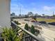 Balcony view of a city street and distant skyline at 1501 N Morgan St # 7, Tampa, FL 33602