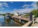 Picture of a private dock on a canal, providing easy access to boating and waterfront activities at 200 Brightwaters Ne Blvd, St Petersburg, FL 33704