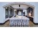 Gourmet kitchen island with breakfast bar and stone arch detail at 200 Brightwaters Ne Blvd, St Petersburg, FL 33704