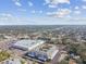 Wide aerial view showing the condo, businesses and residential areas at 215 Valencia Blvd # 106, Belleair Bluffs, FL 33770