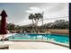 Inviting swimming pool with surrounding patio furniture at 2679 Sabal Springs Cir # 102, Clearwater, FL 33761