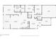 Floorplan showing the layout of the home including the living spaces, bedrooms and bathrooms at 2813 Punta Palma Ct, Holiday, FL 34691