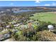 Aerial view of property and surrounding neighborhood at 36639 Jefferson Ave, Dade City, FL 33523