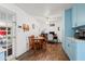 Charming kitchen nook with wood table and chairs, offering a casual dining space at 36639 Jefferson Ave, Dade City, FL 33523