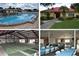 This community offers a sparkling pool, clubhouse and shuffleboard for residents to enjoy at 37642 Amigo Dr, Zephyrhills, FL 33541