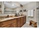 Bathroom boasts double vanity and a large walk-in shower at 3906 Bloomingdale Ave, Valrico, FL 33596