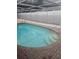 Inviting kidney-shaped pool with screened enclosure at 5611 Riddle Rd, Holiday, FL 34690