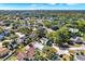 Wide aerial view of a residential neighborhood at 7503 Wakulla Dr, Temple Terrace, FL 33637