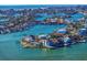 Aerial view of waterfront neighborhood at 7810 10Th S Ave, St Petersburg, FL 33707