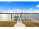 Private boat dock perfect for enjoying waterfront living at 7810 10Th S Ave, St Petersburg, FL 33707