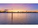 Beautiful waterfront view at sunset at 7810 10Th S Ave, St Petersburg, FL 33707