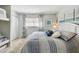 Spacious bedroom with bunk beds and calming decor at 9715 Harrell Ave # 25, Treasure Island, FL 33706