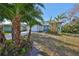 Front view of a house with palm trees and a yard at 1016 Teal Pointe, Tarpon Springs, FL 34689