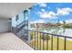 Private balcony overlooks water with nice view at 12080 Capri S Cir # 102, Treasure Island, FL 33706