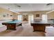 Spacious games room, includes ping pong and billiard tables at 1505 Mission Hills Blvd # 4D, Clearwater, FL 33759