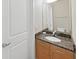 Bathroom with granite vanity and single sink at 3405 W Swann Ave # 6, Tampa, FL 33609