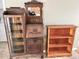 Antique secretary desk and wooden bookcase at 37544 Corey Lewis Ave, Zephyrhills, FL 33541