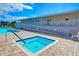 Community hot tub with deck and access ramp at 37544 Corey Lewis Ave, Zephyrhills, FL 33541