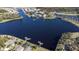 Aerial view of waterfront community with canals and docks at 404 Manns Harbor Dr, Apollo Beach, FL 33572