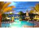 Resort-style pool with a lighthouse and waterslide at 404 Manns Harbor Dr, Apollo Beach, FL 33572