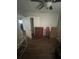 Bedroom with a ceiling fan, closet, and wood flooring at 404 N Oakwood Ave, Brandon, FL 33510