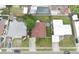 Aerial view of house and neighborhood at 4513 W Clifton St, Tampa, FL 33614