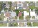 Wide aerial view of the neighborhood at 4513 W Clifton St, Tampa, FL 33614