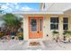 Inviting front door entrance with a welcoming doormat at 5507 Darlene St, Spring Hill, FL 34607