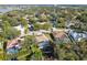 Community view showcasing various houses with pools at 714 Hidden Lake Dr, Tarpon Springs, FL 34689